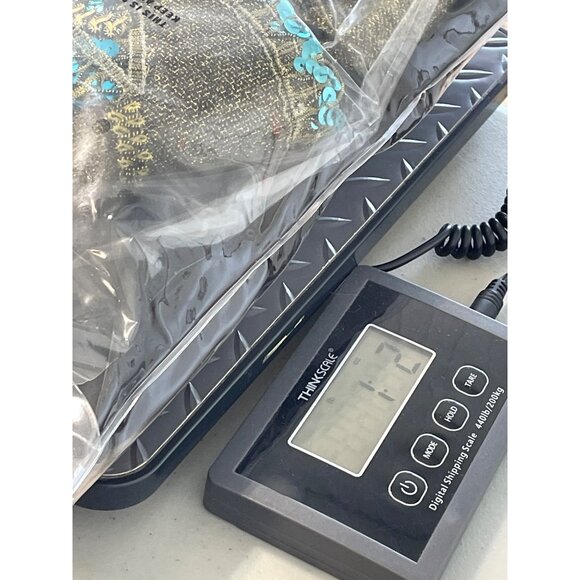 Fun World Costume Size 16W-20W Midnight Cleopatra Black Sequin Halloween NEW - Picture 7 of 7